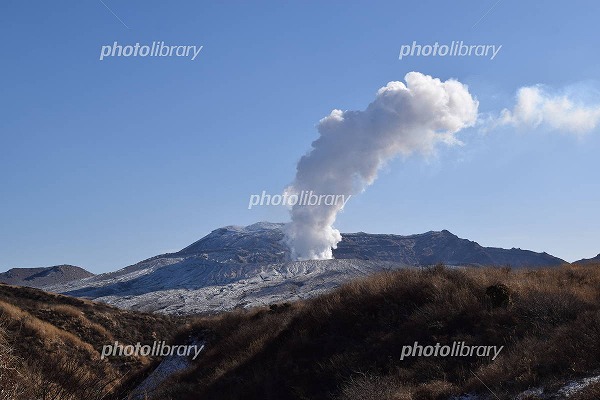 阿蘇中岳の噴煙