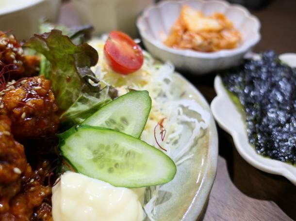 野菜とキムチと韓国海苔