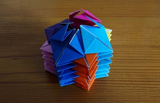 折り紙 万華鏡 8枚 作り方