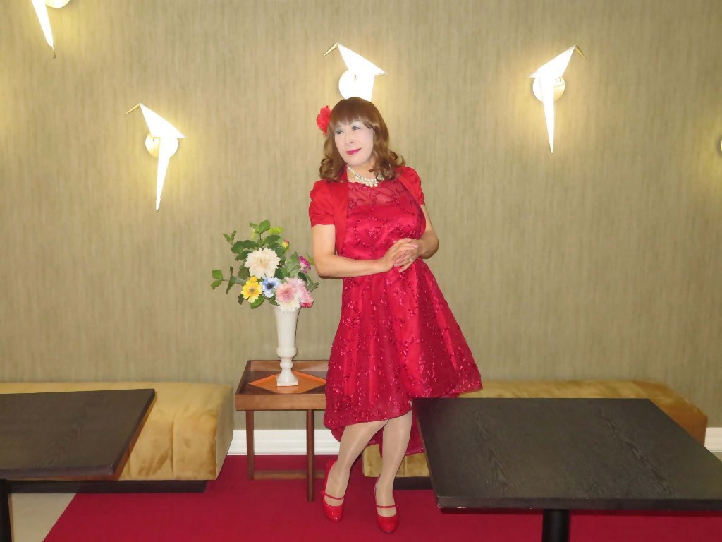 赤ショートドレス式場B(3)