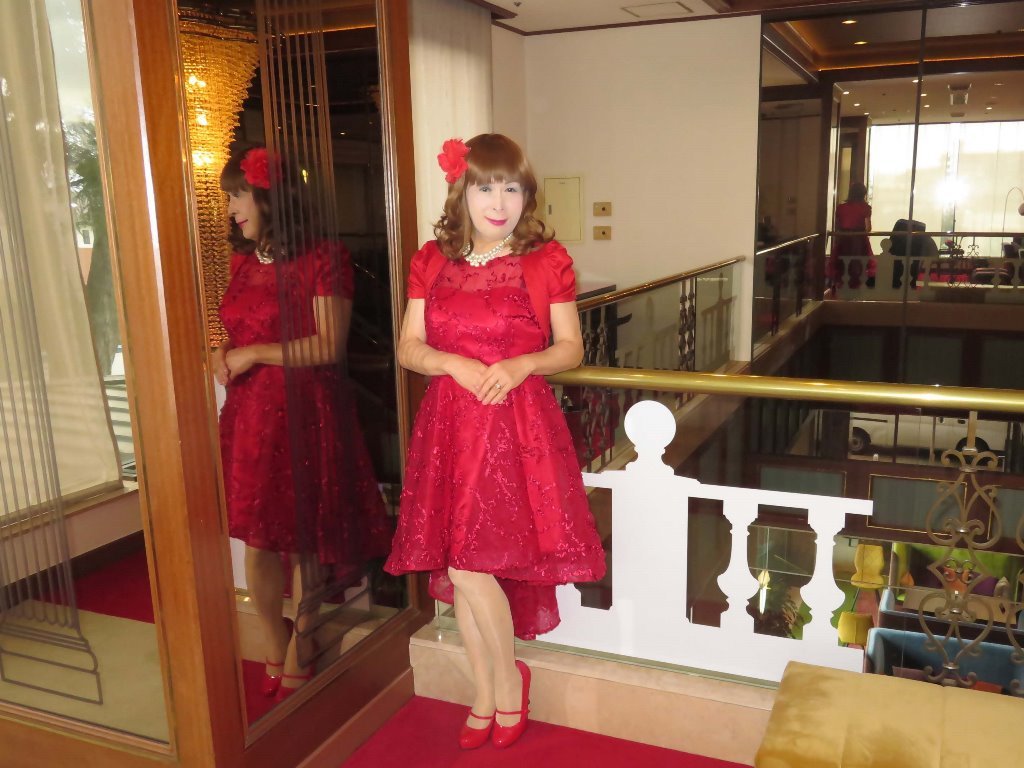 赤ショートドレス式場B(5)