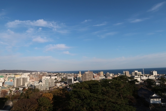 小田原城からの眺め