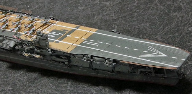 HIGH-GEARedの模型と趣味の日常 1/700航空母艦『加賀』完成