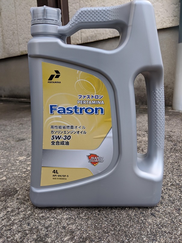 PERTAMINA FASTRON プルタミナ 高品質エンジンオイル ファストロン 5W-30 4Ｌ SN
