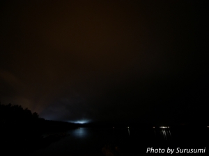 フィンランド　イナリ湖の夜空