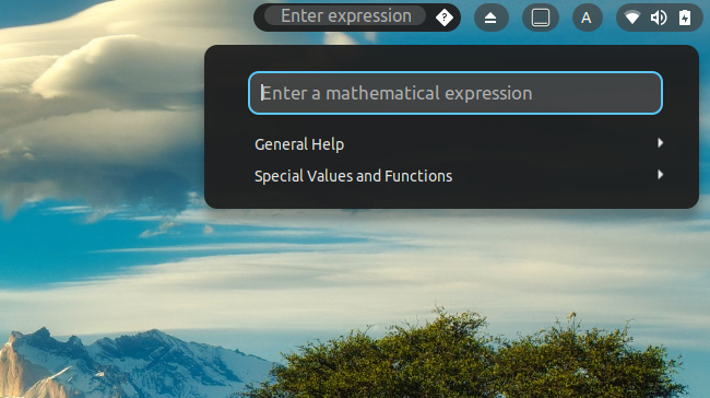 Panel Calculator GNOME Shell 拡張機能